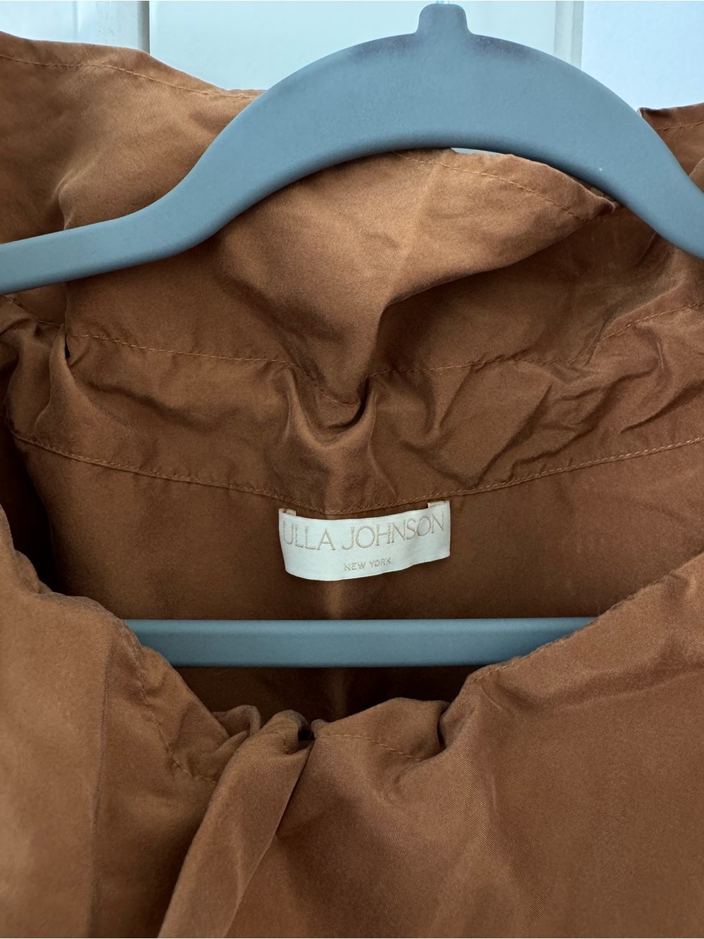 Ulla Johnson Kamara Blouse in Chestnut - Picture 8 of 9